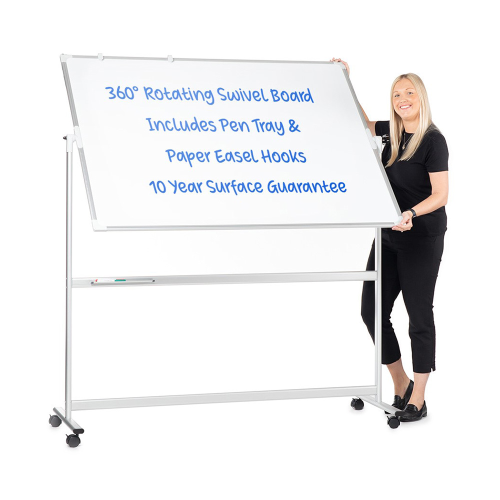 Portable Magnetic Whiteboards On Wheels